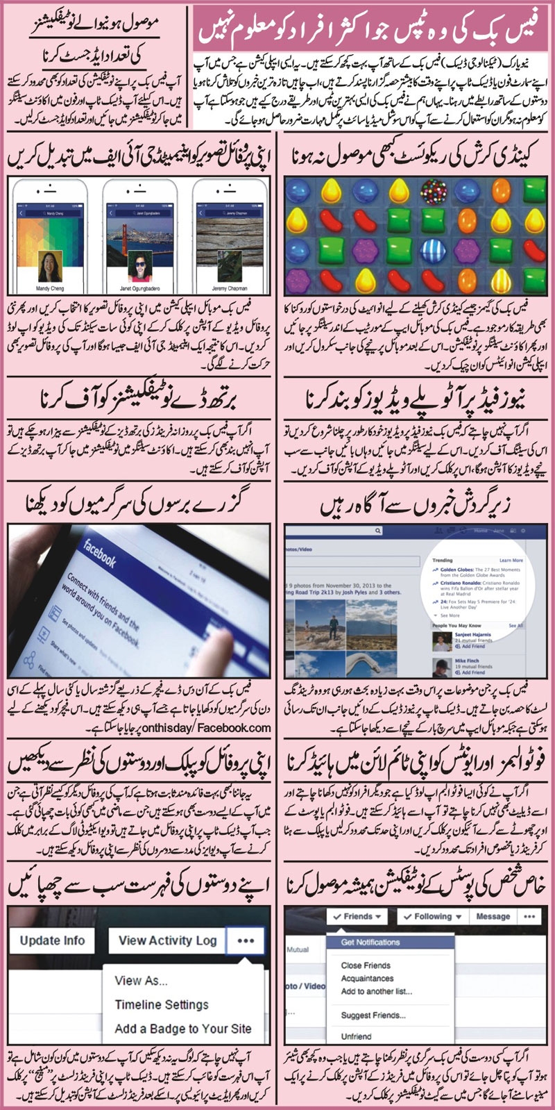 Top Ten Facebook Tips & Tricks For Social Media Lovers (Urdu-English)