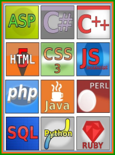 Programming Languages (APP, C#,C++, HTML5, CSS3, JavaScript, PHP, JAVA, Pearl, SQL, Ruby & Python
