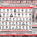 Quaid E Azam Law College Lahore Admission 2024