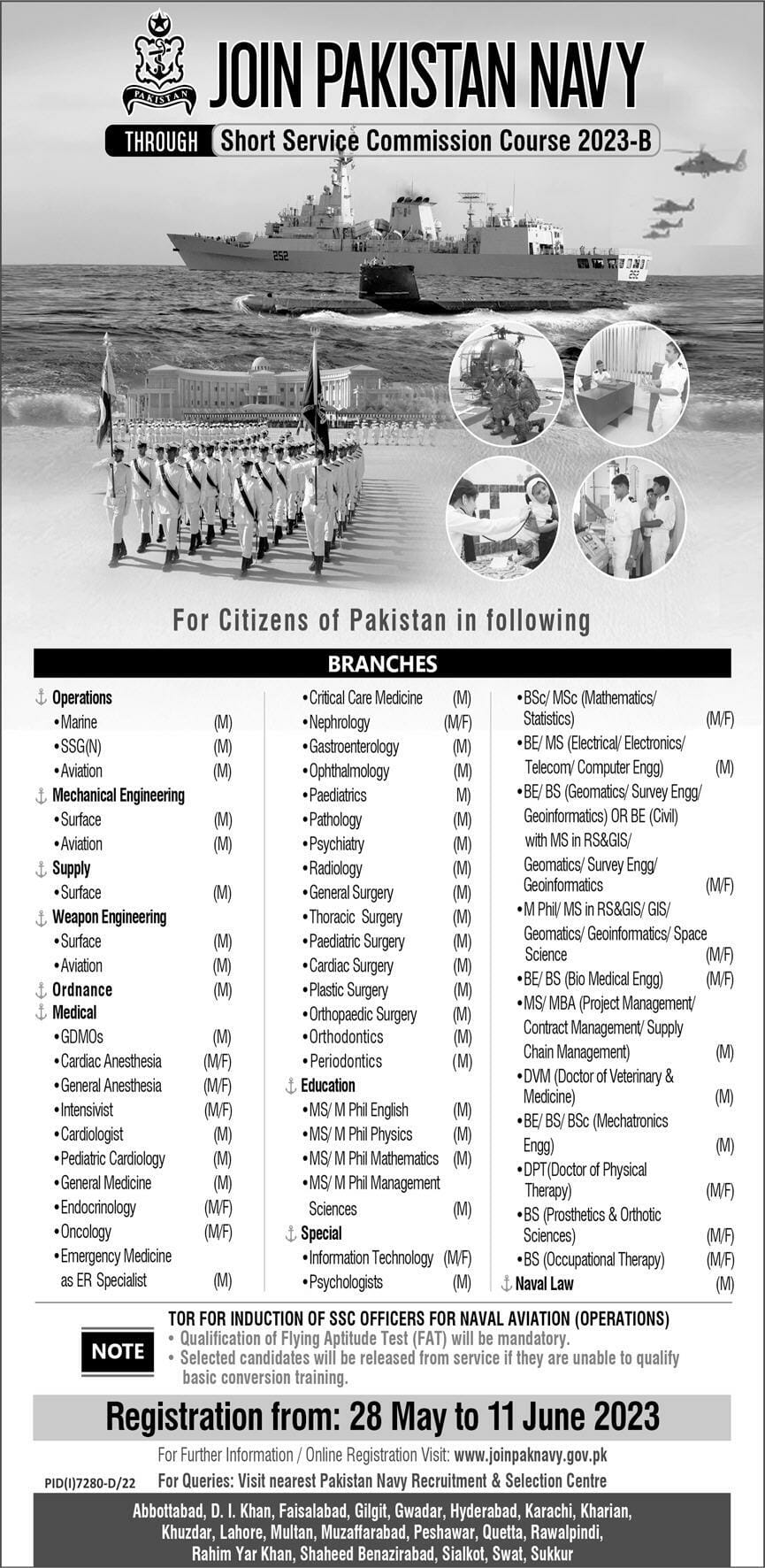 Join Pak Navy Through SSC 2023-B, Apply Online