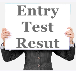 Entry Test Result